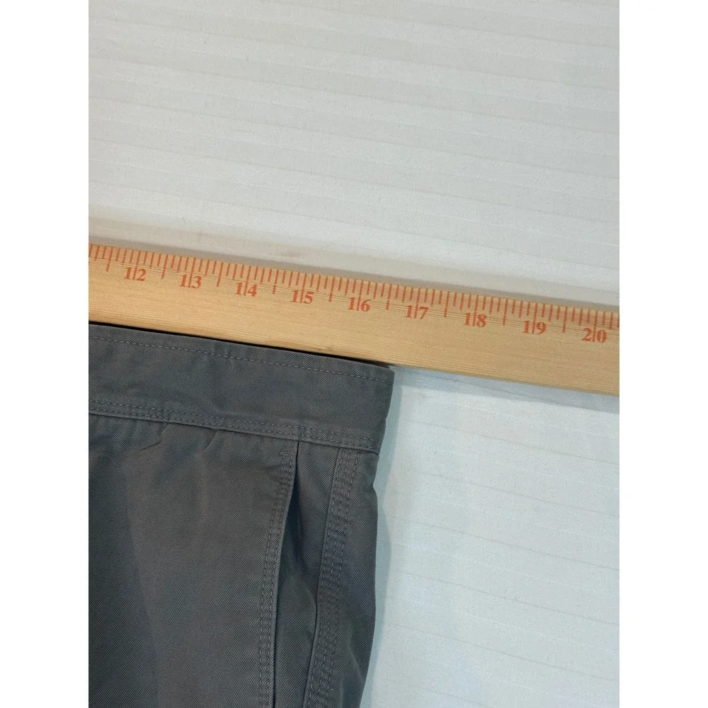 Banana Republic Aiden Shorts Mens 32 Gray Cotton Chino Slim Fit Casual 9 Inseam